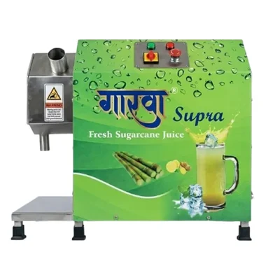 Gaarwa Pure 3R Heavy Duty 1 HP 3 Roller Sugarcane Machine for Hotels and Restaurants