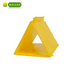 WAVAR Highly Adhesive Delta Trap Without Lure | 10 Traps Per Bundle(Quantity-Bundle of 1)