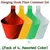 AGT Combo Pack of Colorful Railing Hook Pots and a 5 Pattern Nozzle Spray Gun | Used for Gardening / Decoration Purposes