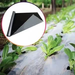 Tandhan 20 Micron Silver and Black Mulching Sheet (1.2m x 400m) for Agricultural Weed Control and Moisture Retention