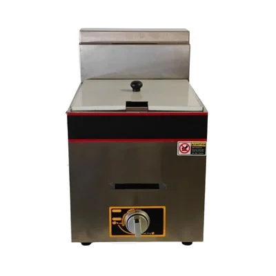 High Quality Stainless Steel 304 Grade Gas operated Deep Fryer With 10Litre Capacity