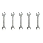 High Quality Double Open End Spanners - 21MmmX 23mm - 5pc Box