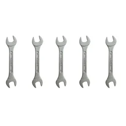 High Quality Double Open End Spanners - 21MmmX 23mm - 5pc Box