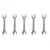 High Quality Double Open End Spanners - 21MmmX 23mm - 5pc Box