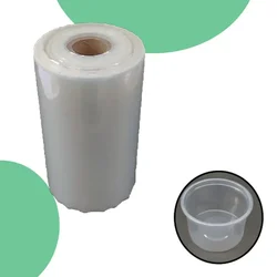 200m, 123mm Width Plastic Sealing Roll for Cup, Glass Sealing 