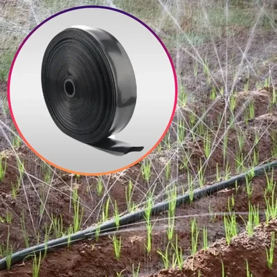 Jai Kisaan High Quality 20 mm, 150 meter (490 feet) LDPE Rain Pipe with Advanced Laser Punch Hole Technology(Quantity-1 piece)