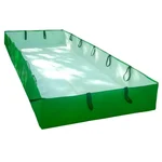 Gardeco 450 GSM UV Treated Premium Quality 4 x 4 x 1 feet HDPE Azolla Growing Bag for Azolla Cultivation