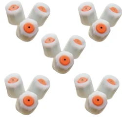 High Quality White 3 Face 1 Hole Brass Thread Nozzle for Agricultural Sprayers (Pack Of 5)