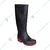 Hillson DRAGON Safety Gumboots, Black-Red For Unisex Adult(Size-6)