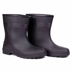 Hillson Hitter 9 Inch Waterproof Dual Density PVC Gumboots for Men, Industrial Safety Work Boots(Size-6)