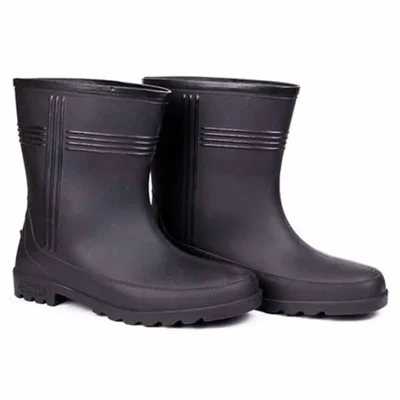 Hillson Hitter 9 Inch Waterproof Dual Density PVC Gumboots for Men, Industrial Safety Work Boots(Size-6)