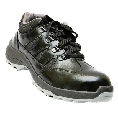 Hillson SWAG 1905 Steel Toe Safety Shoe Durable Synthetic Leather, Dual Density TFP Sole, Memory Comfort Insole(Size-7)