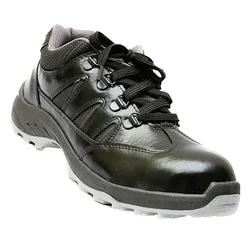 Hillson SWAG 1905 Steel Toe Safety Shoe Durable Synthetic Leather, Dual Density TFP Sole, Memory Comfort Insole(Size-6)