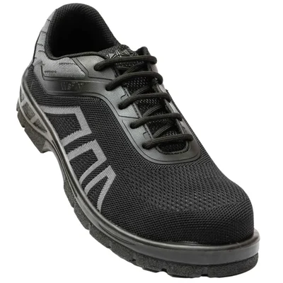 Hillson WeFly WF02 GREY Lightweight Breathable Flyknit ISI Marked Steel Toe Safety Shoe, Anti Skid, Anti Static(Size-6)