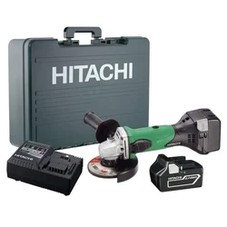 Hitachi 115 mm 14.4V Angle Grinder With Battery & Charger, 9300 RPM (G14DSL)