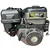 Gener HK460E-EFI Horizontal Shaft 4 Stroke Single Cylinder Air Cooled Recoil Start Petrol Engine, 6.5L Fuel Tank