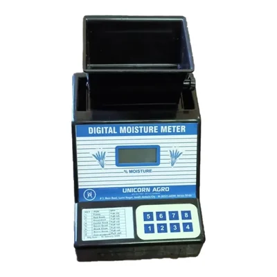 Unicorn Seed Moisture Meter for Paddy, Wheat, Maize, and Mustard, UA-005 | 1 Year Warranty