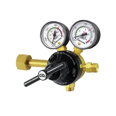 HMP Single Stage Double Gauge Carbon dioxide Gas Pressure Regulator(50-D-CO₂ PROUD)