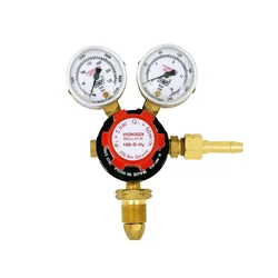 HMP Single Stage Double Gauge Hydrogen Gas Pressure Regulator(100-D-H2)