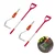 Wolf Garten Multi Star Floral Hoe Weeder HU-M 15 with Handle ZM AD-85 for Gardening(Pack Of 2)