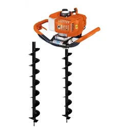MECSTROKE 52 cc 2 Stroke Earth Auger / Post Hole Digger Machine With 3 & 4 Inch Bit