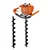 MECSTROKE 52 cc 2 Stroke Earth Auger / Post Hole Digger Machine With 3 & 4 Inch Bit