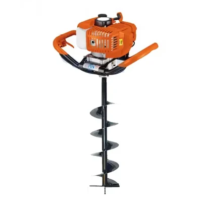 MECSTROKE 52 cc 2 Stroke Earth Auger / Post Hole Digger Machine With 8 Inch Bit