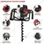 Balwaan BE-52, 52cc 2-Stroke Earth Auger Machine with 4 inch Drill Bit | Hole Digger with Double Gear Box