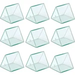 SBT Instruments 25pcs Clear Hollow Prism with Cap Size (2x2x2 inch), Shelf Life 24 Months and Up