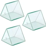 SBT Instruments 3pcs Clear Hollow Prism with Cap Size (2x2x2 inch), Shelf Life 24 Months and Up