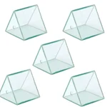 SBT Instruments 5pcs Clear Hollow Prism with Cap Size (2x2x2 inch), Shelf Life 24 Months and Up
