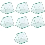 SBT Instruments 7pcs Clear Hollow Prism with Cap Size (2x2x2 inch), Shelf Life 24 Months and Up