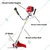 Honda UMK450T U2NT, 4 Stroke Gasoline Brush Cutter 48cc with GX50T Engine
