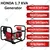Honda 2 KVA Petrol Portable Generator with GX160 Engine 5 Hour Runtime and 1 Year Warranty (HA 2000)