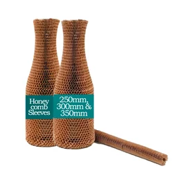 100 pcs Medium Sized Honey Comb Sleeves for Safe and Secure Packaging(Size-250 mm)
