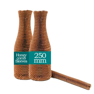 100 pcs Medium Sized Honey Comb Sleeves for Safe and Secure Packaging(Size-250 mm)
