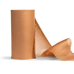 100m, 14 Inch Width 80 GSM Honey Comb Paper Roll for Packing, Shipping