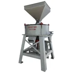 Commercial 18" Horizontal Bolt Type Flour Mill/Atta Chakki 75kg/hr with V-Belt Pulley, Without Motor
