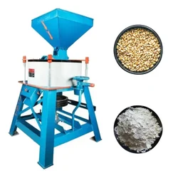Commercial 24" (600 mm) Horizontal Bolt Type Flour Mill/Atta Chakki 190kg/hr, Without Motor