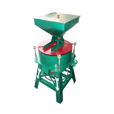 Commercial 16" Horizontal Stone Janta Flour Mill/Atta Chakki 40kg/hr, Without Motor