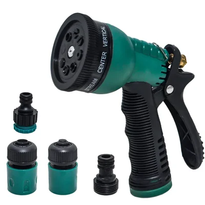 OEM Garden Hose High Pressure , Nozzle Water Spray Gun With Leak Proof Metal Grip Lock for Lawn and Outdoors