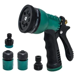 OEM Garden Hose High Pressure , Nozzle Water Spray Gun With Leak Proof Metal Grip Lock for Lawn and Outdoors