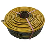 Jeevan Shakti 8.5 mm 5 Layer 100 meter Yellow-Black Hose Pipe | Suitable for Spraying and Agricultural Uses