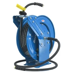 Zephyr ZPW1015DA Auto Retractable Water hose Reel with 10 mm 15m Hose Pipe for Garden and Industrial Purposes