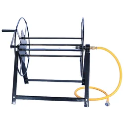 Heavy Duty Hose Pipe Winder Reel for 100m Agriculture Hose Pipe, Durable & Portable Hose Management Tool
