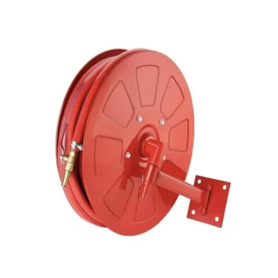 CHANDOKS Heavy Duty Hose Reel Drum with 30m Pipe and Brass Shutoff Nozzle