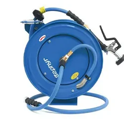 Zephyr ZWR1320HD-PR Auto Retractable Hose Reel Stand with 13 mm 20 m Hose Pipe for Industrial Purposes
