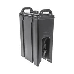 Black Insulated 20 Liters Hot and Cold Beverage Dispenser 5 - 6 hours Insulation Support