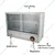 Commercial Hot Case Sliding Steel Food Warmer Cabinet 650W