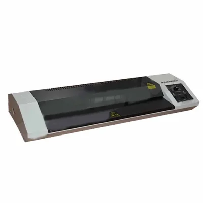Namibind LM 180 Hot & Cold Pouch Laminator, White, 18-Inch Max Width, 2 Min Warm-Up, 80 cm/Min Speed, 250 Mic Thickness